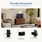 HavenNest Elite 5-Drawer Fabric Storage Dresser with Display Shelf