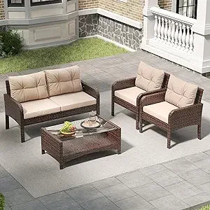 Coastal Cove 5-Piece Patio Conversation Set