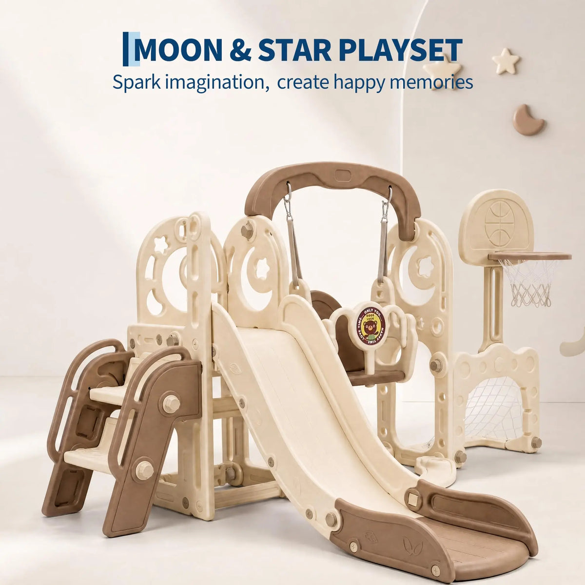 Toddler Slide & Swing Activity Playset