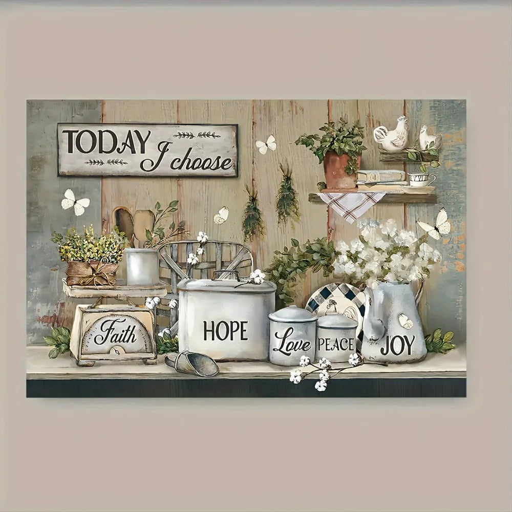 Maison Harvest Art Deco Farmhouse Kitchen Wall Art