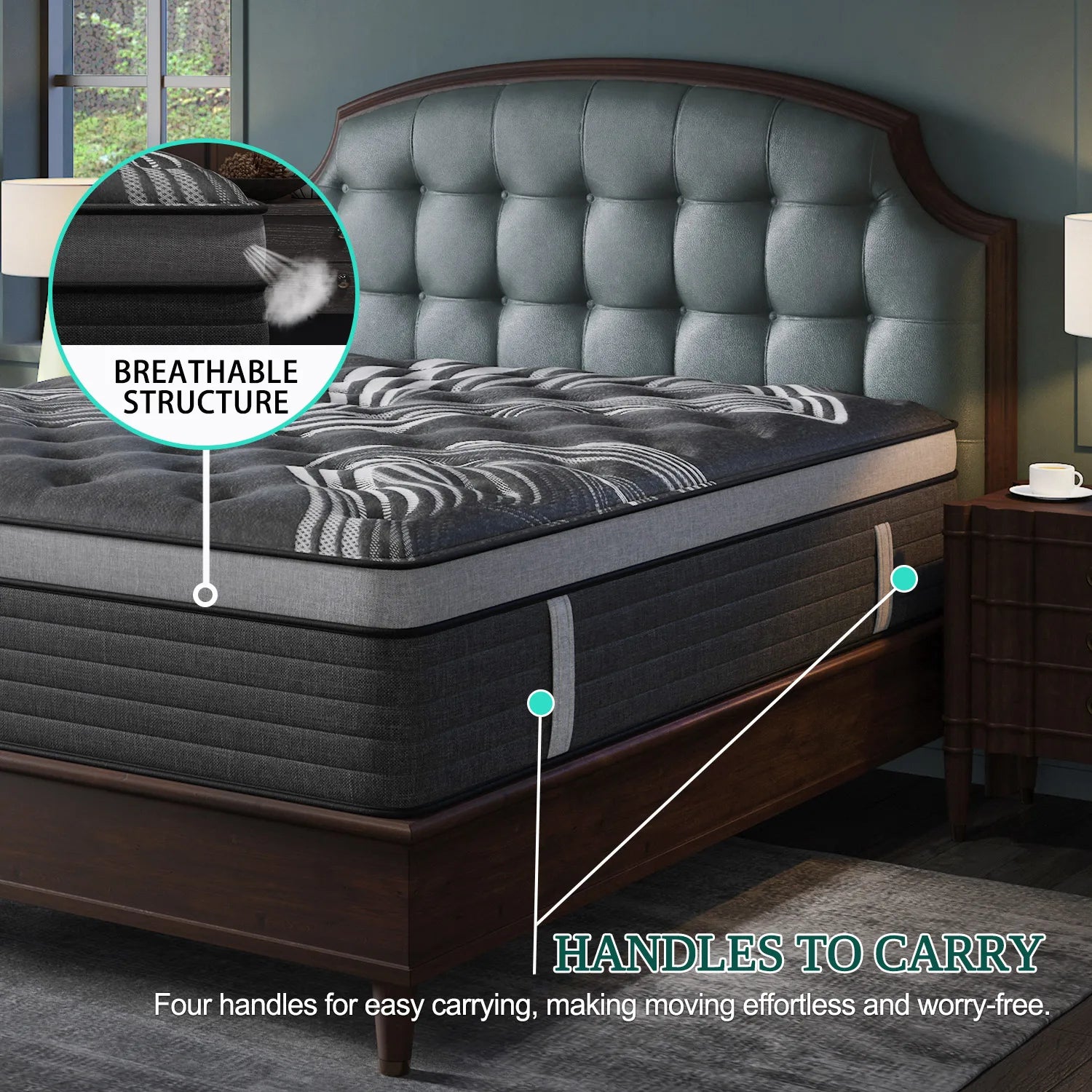 Sweetlove Luxe 12-Inch Hybrid Memory Foam Mattress
