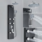 Cascade Spa Luxury Shower Panel System with LED Temperature Display