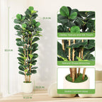 Evergreen Fiddle Leaf Fig Faux Tree – 5FT, 6FT & 7FT