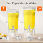 Haven Ridge Entertain Beverage Dispenser Set with Stands – 2 Piece