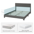 Aspen Haven Upholstered Platform Bed Frame