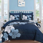 Coastal Bloom 7-Piece Floral Comforter Set