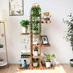 Haven Ridge 6-Tier Solid Pine Wood Plant Stand