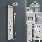 Cascade Spa Luxury Shower Panel System with LED Temperature Display