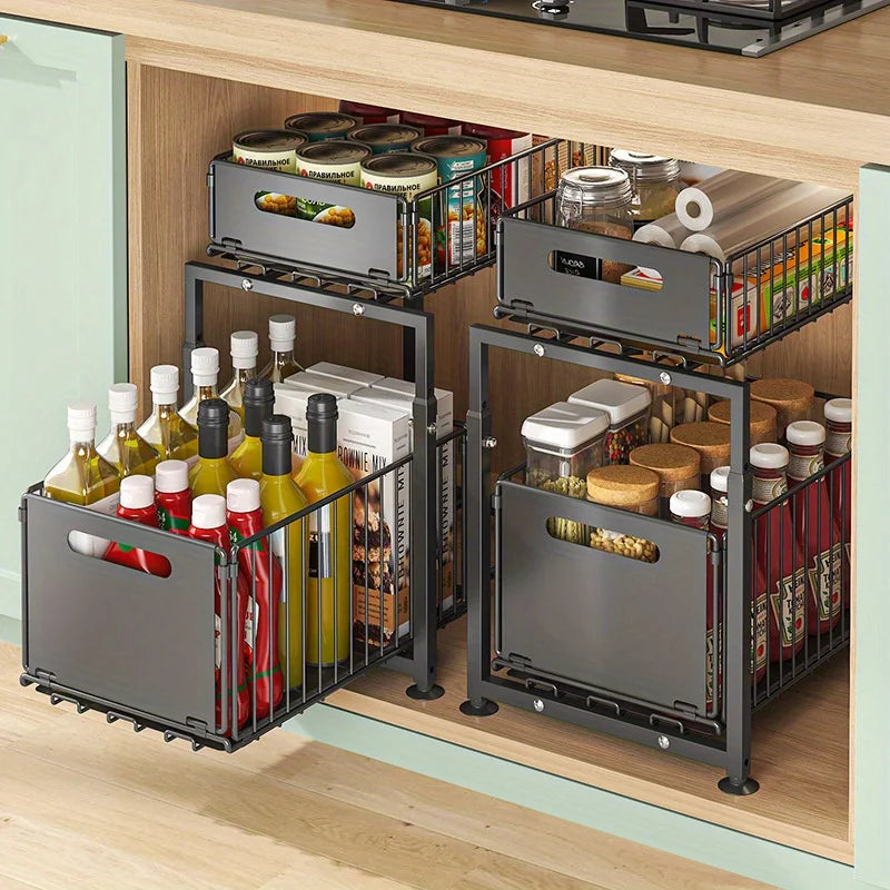 Ironwood Slide-Out Cabinet Organizer