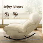 CloudNest Adjustable Oversized Rocking Lounge Chair