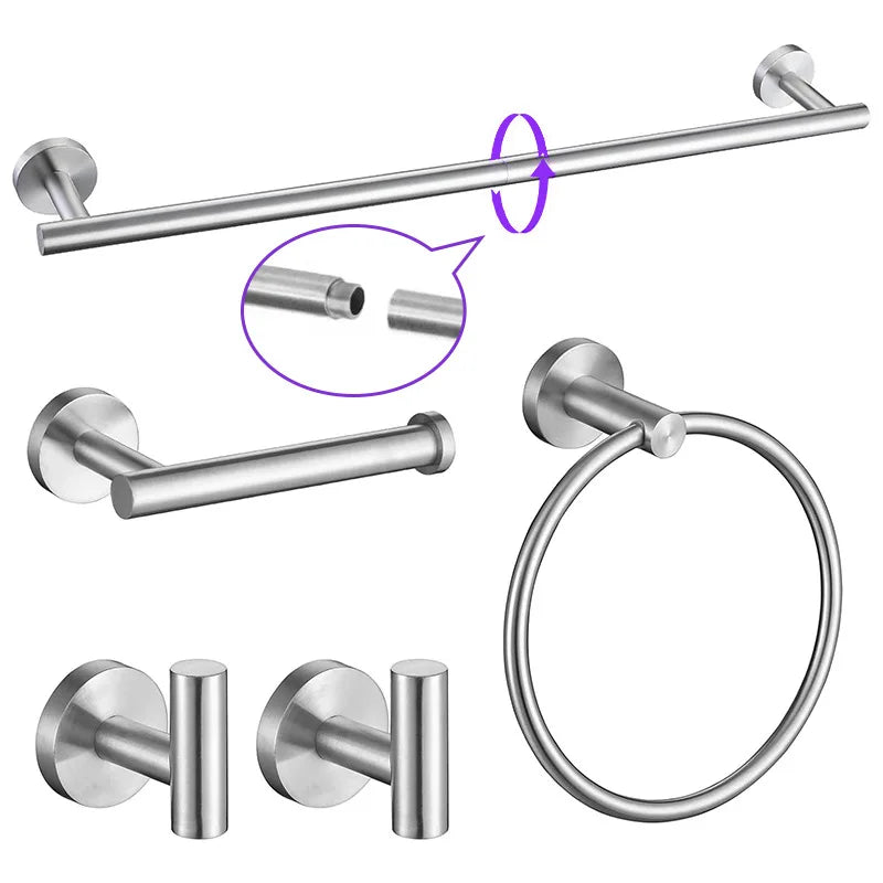 Aurora Bathroom Hardware Set