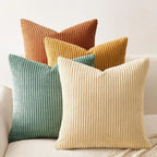 BohoLuxe Double-Sided Velvet Pillow Cover Set – 4 Piece
