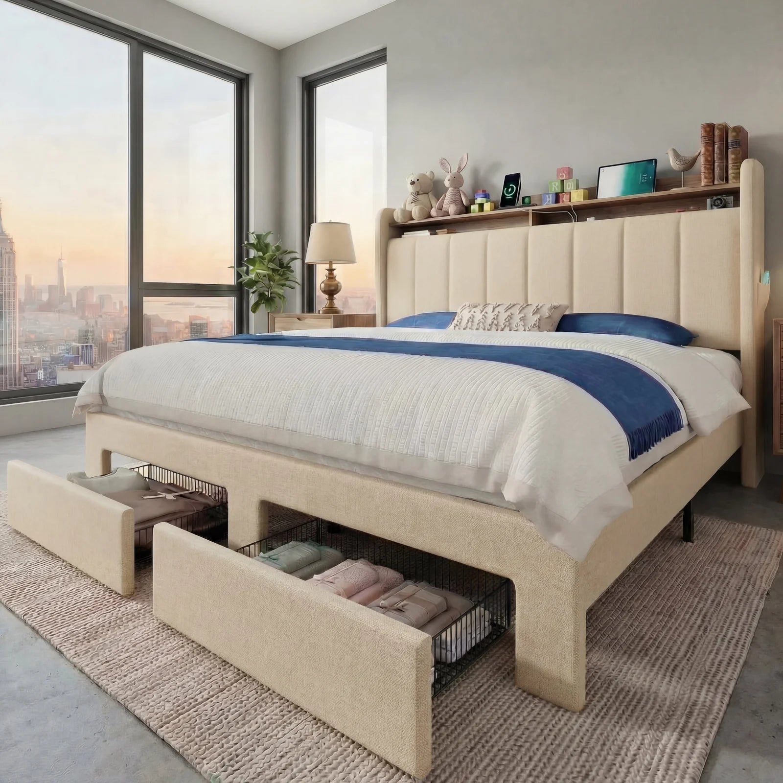 Havenridge Smart Storage Platform Bed Frame