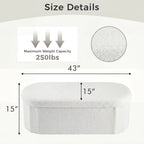 Havenridge Teddy Storage Ottoman Bench
