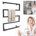Noir Spa Wall-Mounted Heated Towel Rack