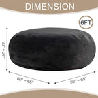 Big Bean Bag Chairs or Adults, Bean Bag Chair with iller Memory oam Chair Super Sot Plush, Living Room urniture, Suitable or Bed