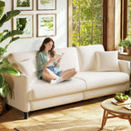 Willow Arc Curved Loveseat Sofa