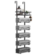 Heritage Over-the-Door Towel Storage Rack – 6 Tier