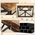 4-in-1 Kids Table and Chairs Set with Storage, Toddler Activity Desk for Crafts, Drawing, Reading – Ideal Children’s Furniture f