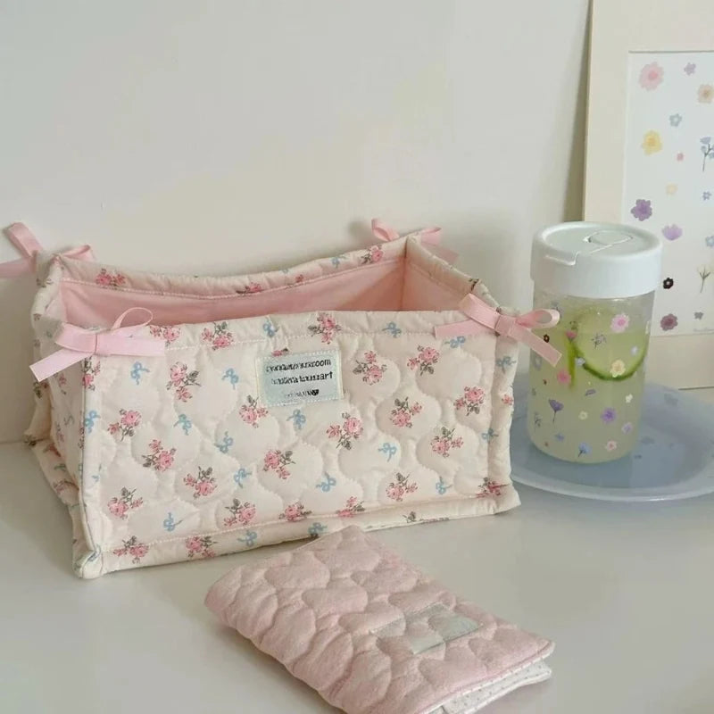 Kawaii Cottagecore Fabric Storage Box