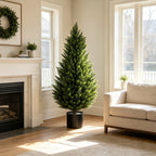 Evergreen Cedar Faux Topiary Tree