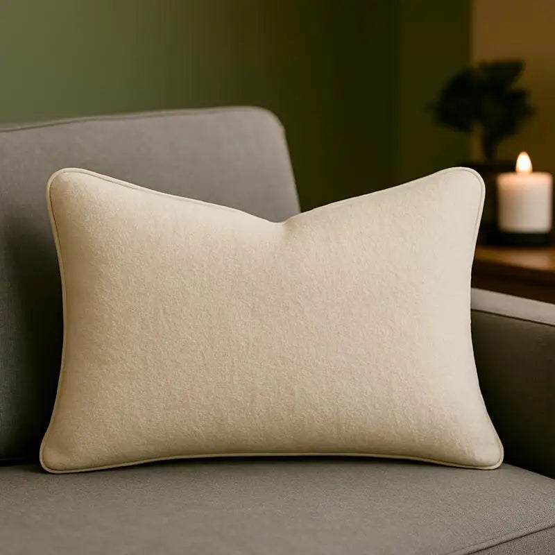 Willow Haven Ivory Textured Accent Pillow