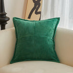 Willow Ridge Corduroy Striped Pillow Cover Set – 2 Piece