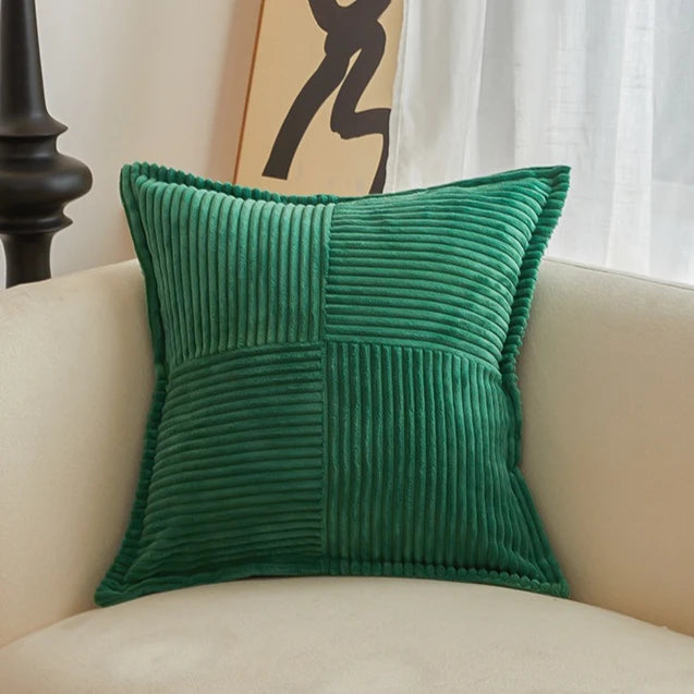 Willow Ridge Corduroy Striped Pillow Cover Set – 2 Piece