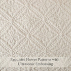 Willow Bloom Quilted Bedspread Set