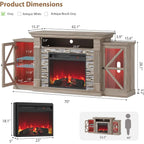 Willow Creek Fireplace Entertainment Center