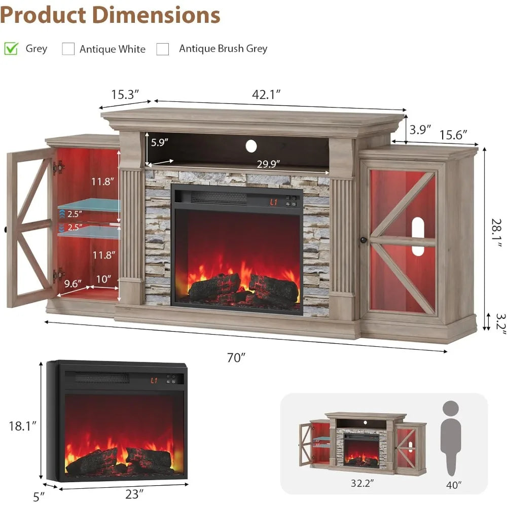 Willow Creek Fireplace Entertainment Center