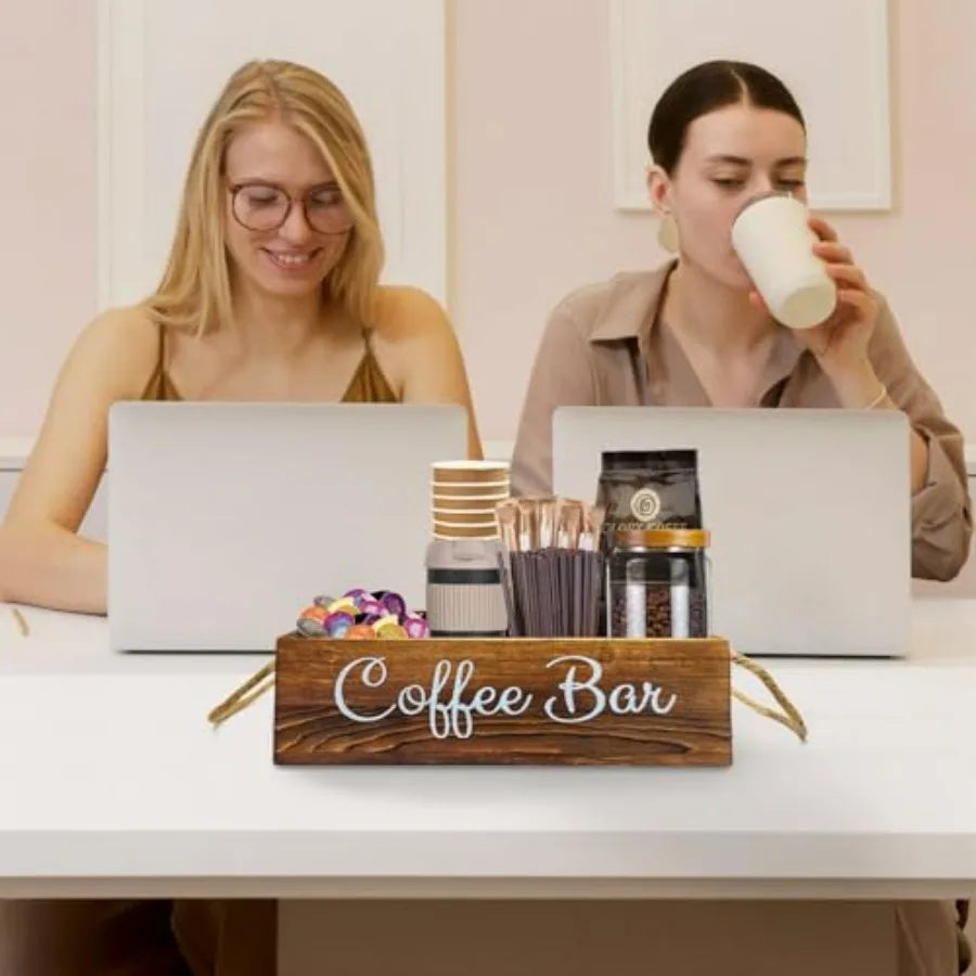 Haven Ridge Farmhouse Coffee Station Organizer