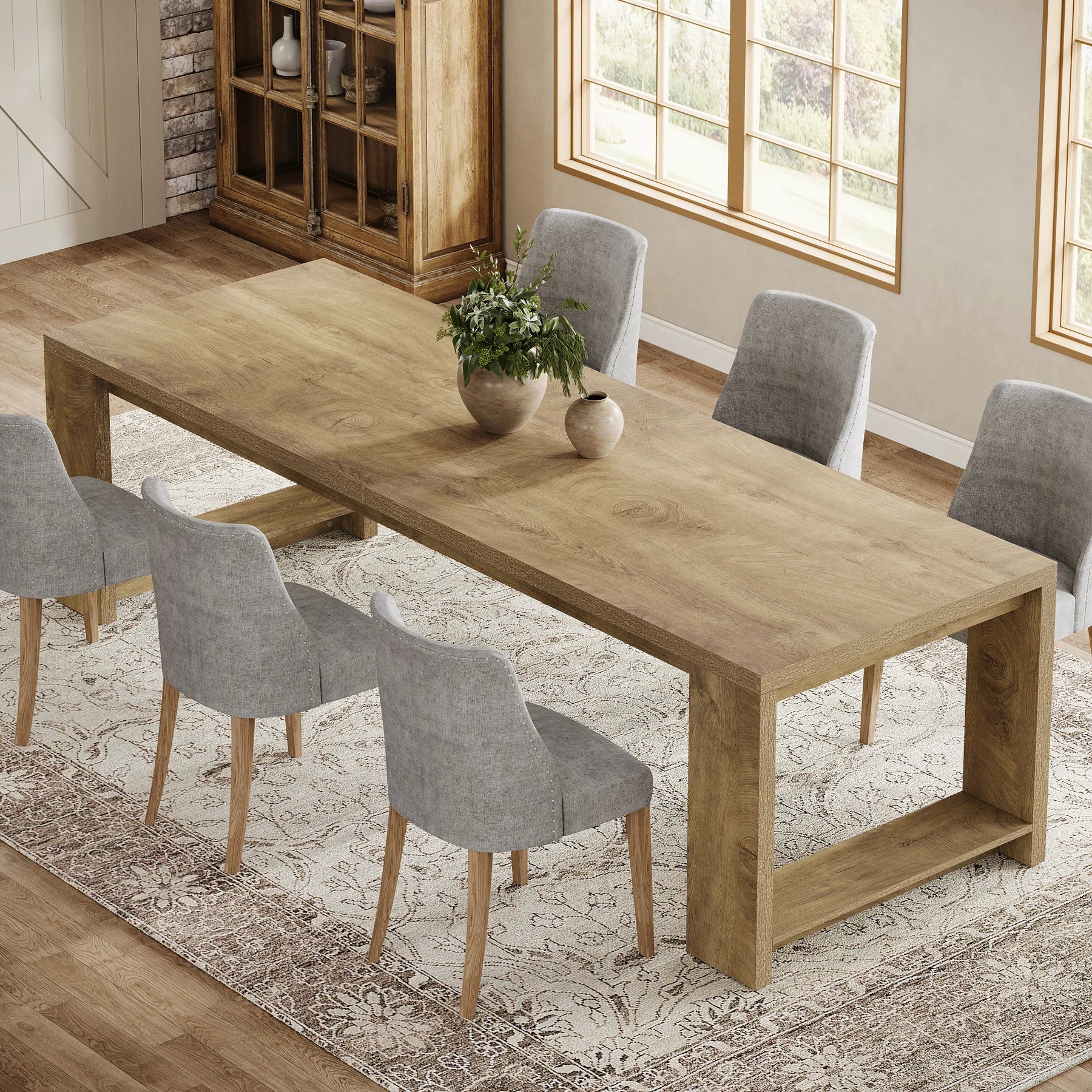 Heritage Grand Farmhouse Dining Table – Seats 6 to 8