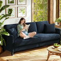 Willow Arc Curved Loveseat Sofa