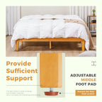 Solid Pine Wood Platform Bed Frame