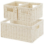 Willow Haven Woven Storage Basket Collection – Set of 3