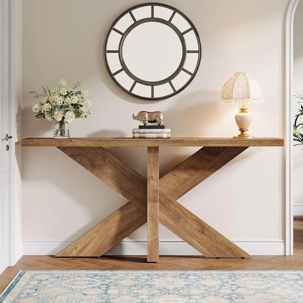 Oak Hollow Farmhouse Console Table