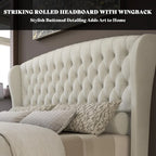 Royal Crest California King Velvet Sleigh Bed