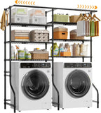 6-Tier Over Washer & Dryer Laundry Storage Rack
