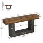 Farmhouse 2-Tier Console Table