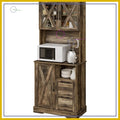 Heritage Farmhouse Pantry Storage Cabinet – 71 Inch