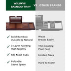 Serenity Foldable Bamboo Spa Bath Caddy