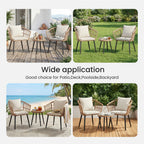 Harbor Breeze 3-Piece Wicker Bistro Patio Set