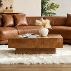 Sculpted Oval Coffee Table