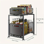 Ironwood Slide-Out Cabinet Organizer