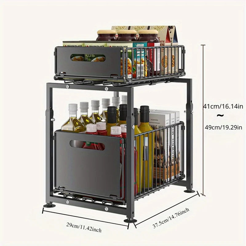 Ironwood Slide-Out Cabinet Organizer