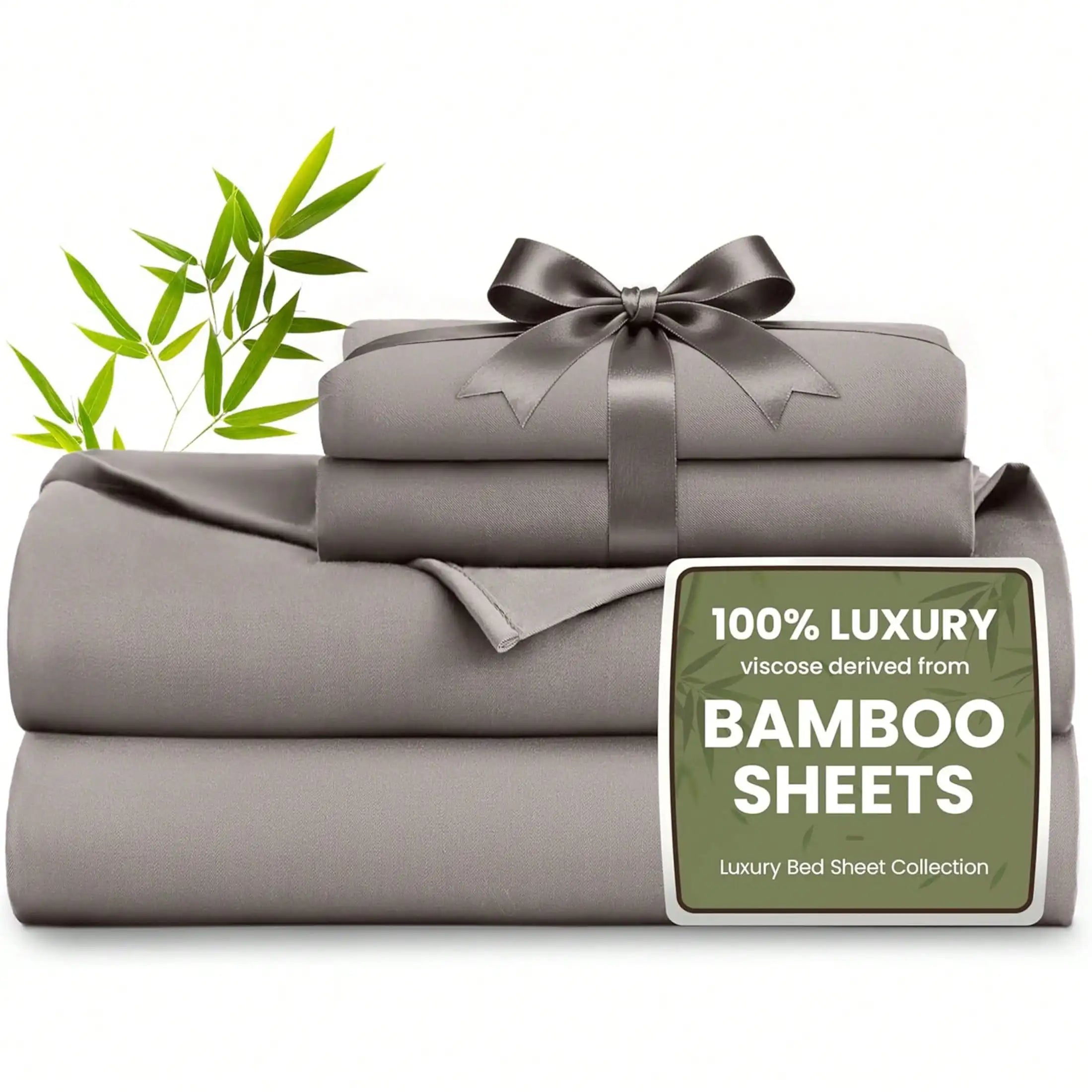 Haven Ridge Luxe Bamboo Viscose Bedding Set – 4 Piece