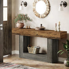 Farmhouse 2-Tier Console Table