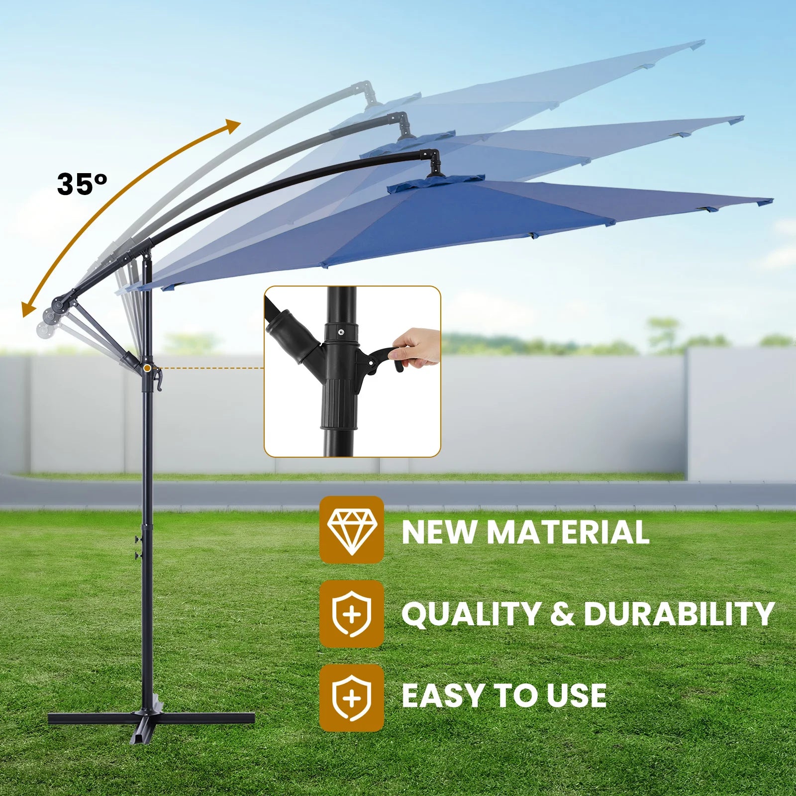 Harbor 10FT Cantilever Patio Umbrella