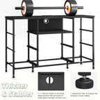 Haven Ridge LED Media Dresser with Charging Station – Fits TVs up to 55 Inches